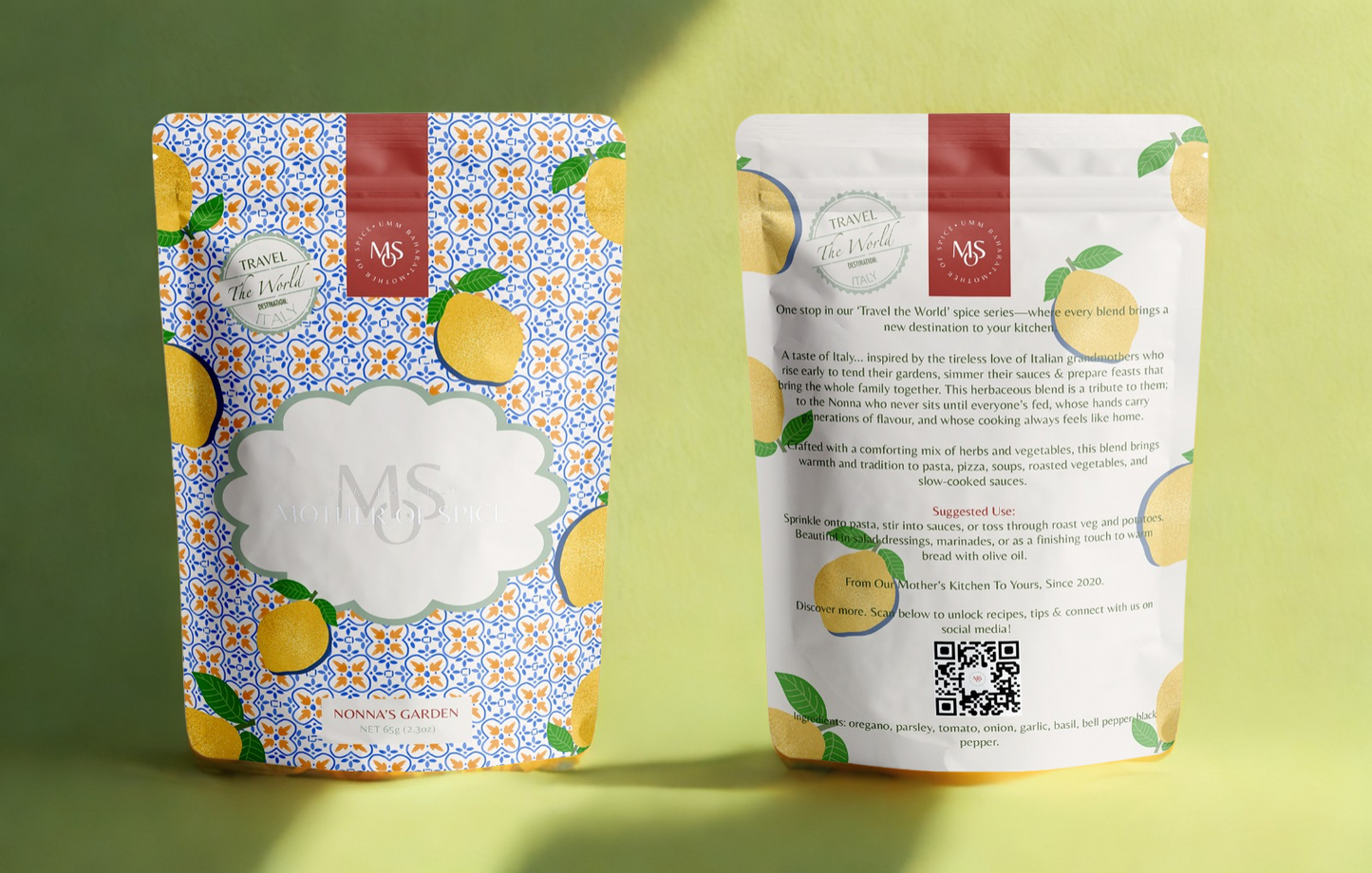 Nonna's Garden Pouch